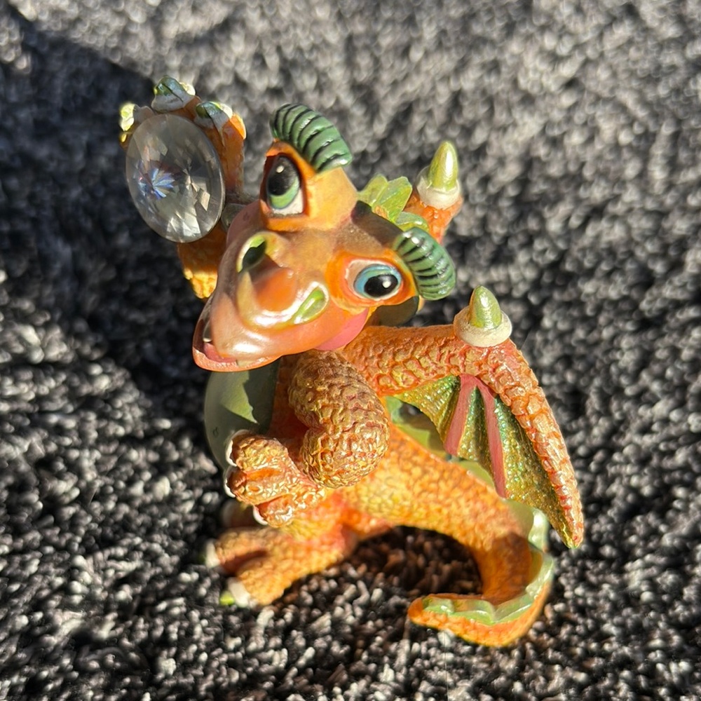 Franklin Mint Vintage Mood Dragon ‘Flirty’ 🐉